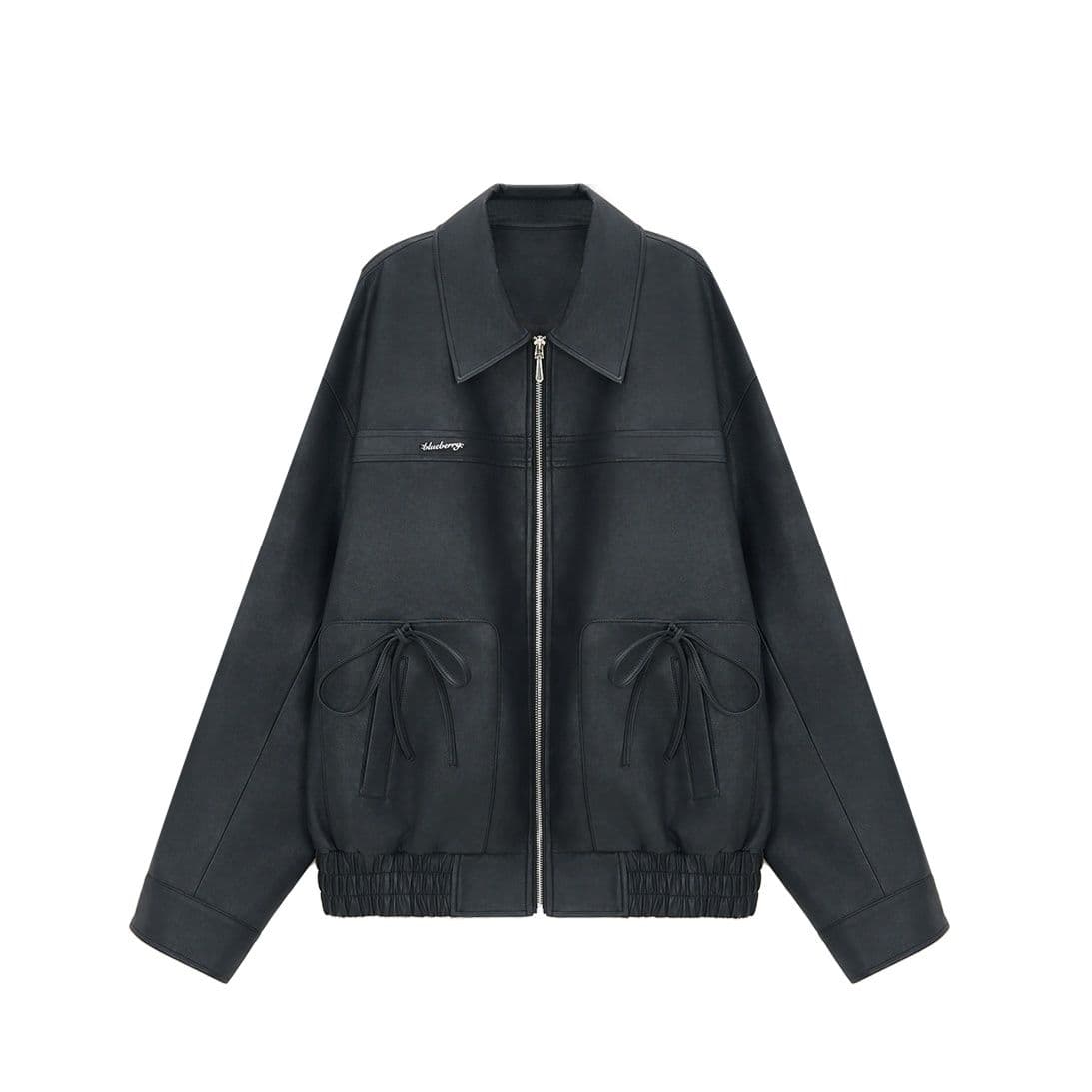 ギャルファッション アウター ゆるふわレザージャケット