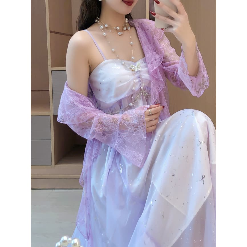ギャルファッション 夢見るお姫様レースワンピース