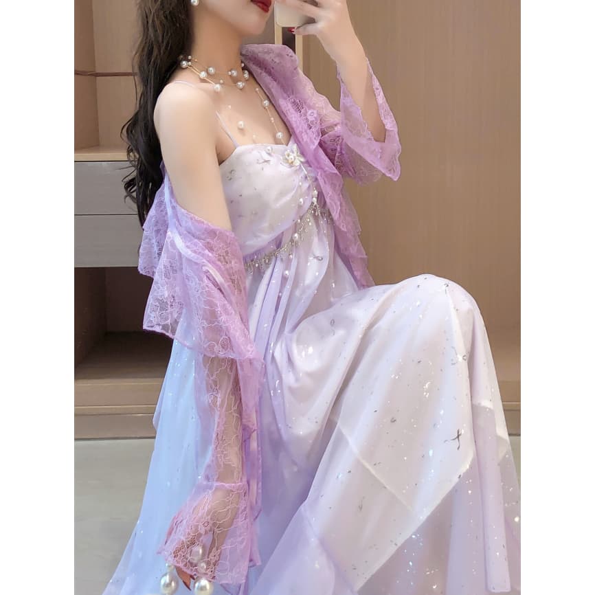 ギャルファッション 夢見るお姫様レースワンピース