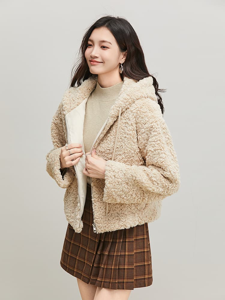 ギャルファッション ギャルファッション ふわもこショートブルゾン