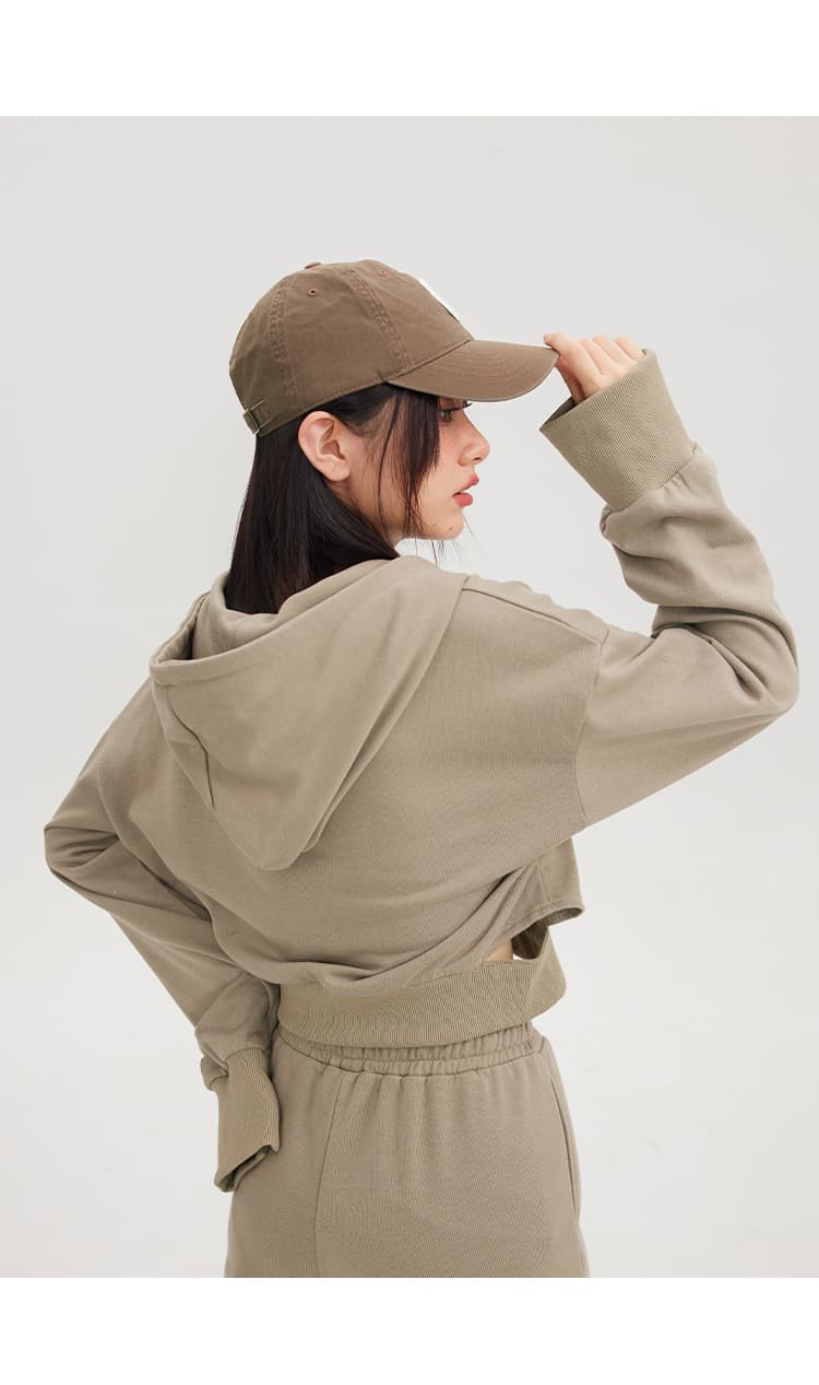 ギャルファッション セットアップ ゆるふわクロップドセットアップ