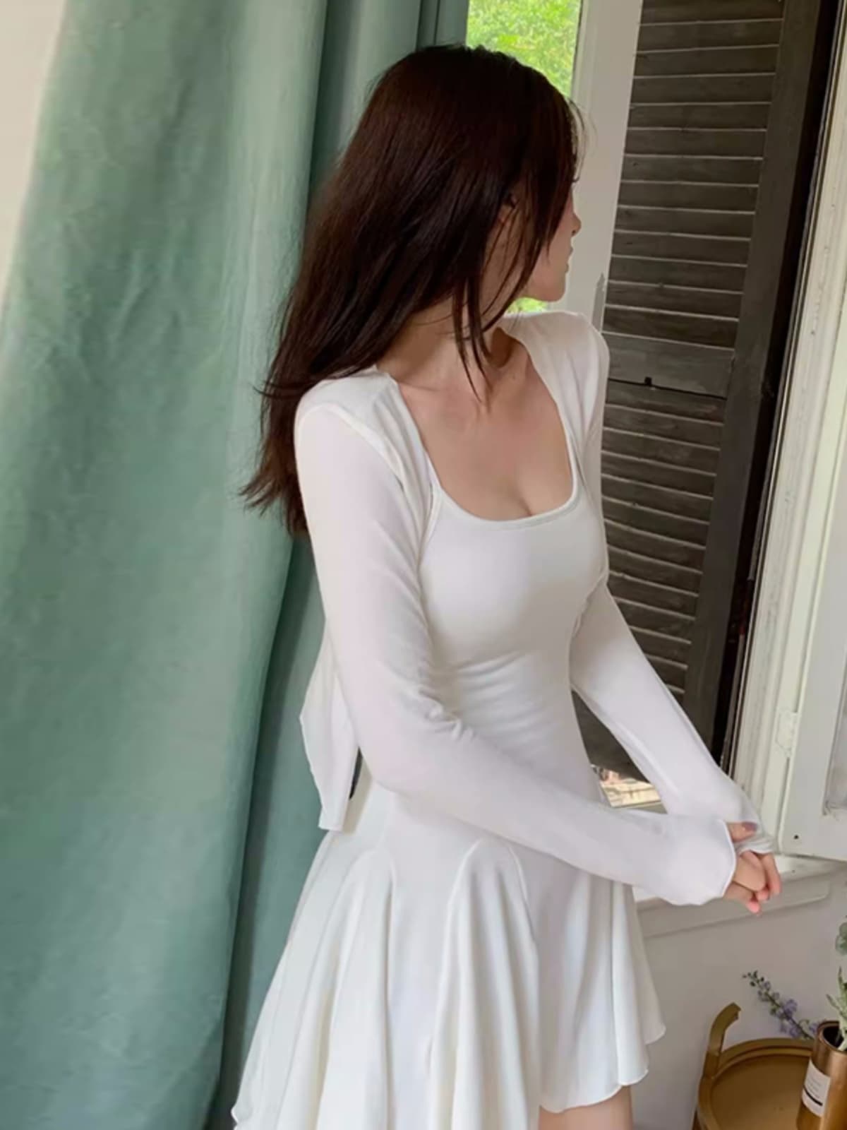 ギャルファッション 天使のふんわりキャミワンピセット