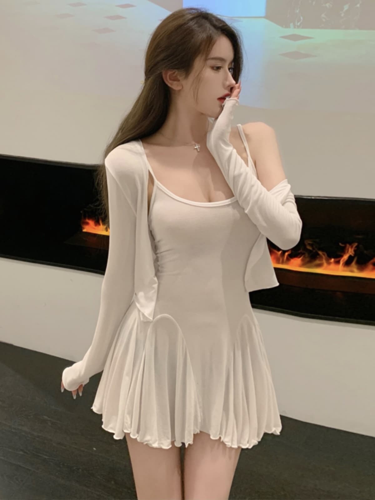 ギャルファッション 天使のささやきセットアップ
